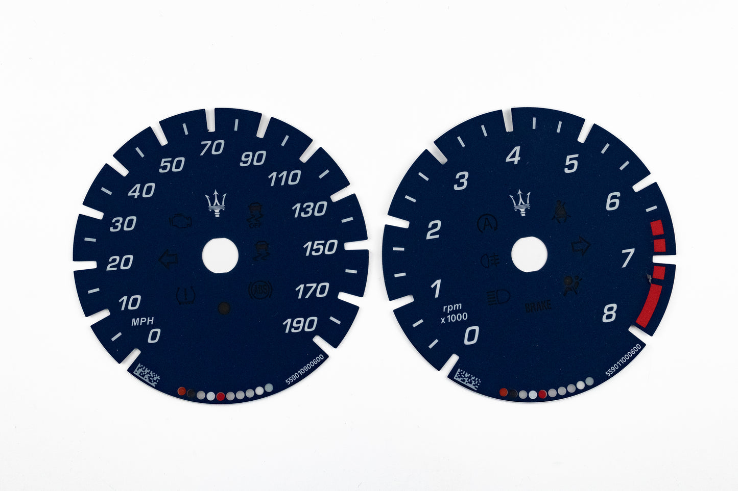 Maserati Ghibli, Quattroporte - Speedometer Dials Gauges