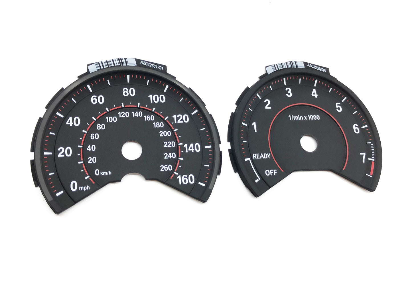 BMW 3D Sport X1 2-series F48 F20 F22 F23 - Speedometer Dials Gauges