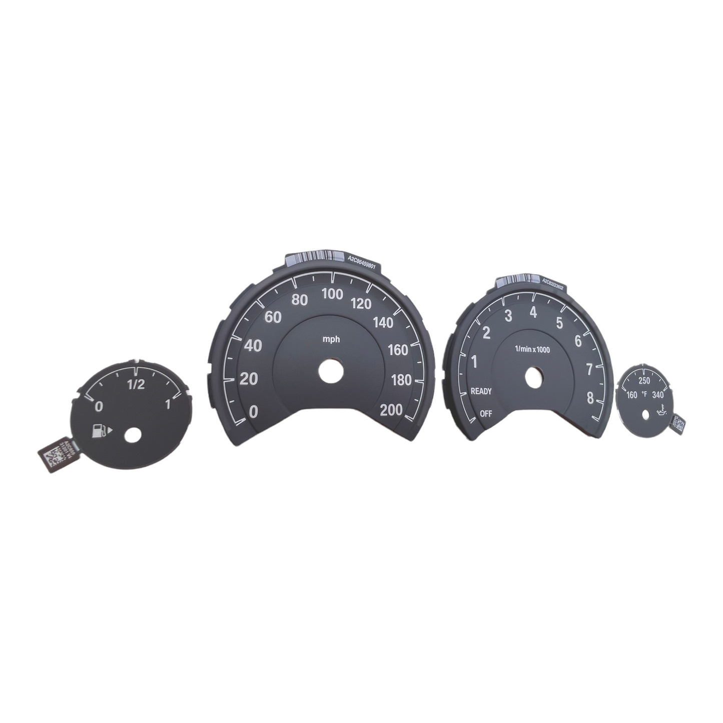 BMW 3D M3/M4 F80, F82, F83 - Speedometer Dials Gauges