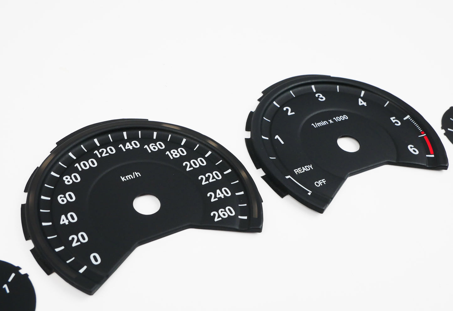 BMW 3D Black F30 F31 F32 F33 F34 F36 - Speedometer Dials Gauges