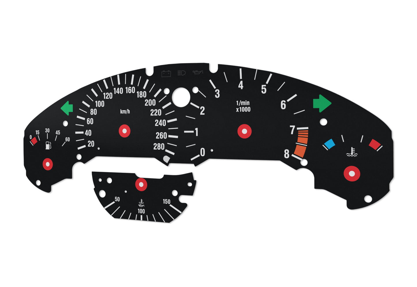 BMW M3 E36 - Speedometer Dials Gauges
