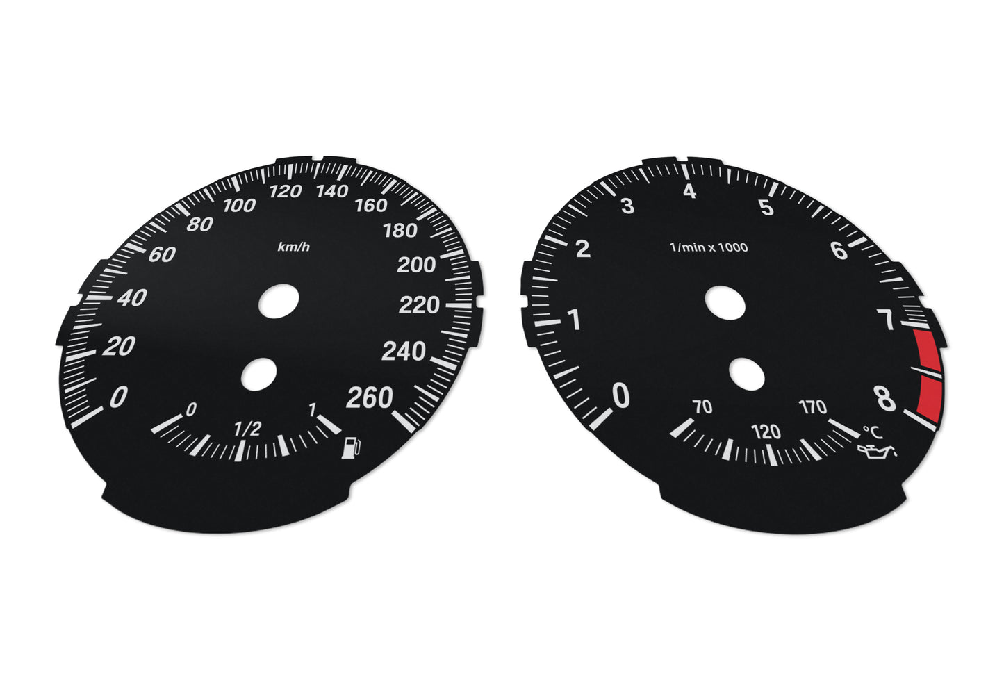 BMW 1 series E81, E82, E87, E88 - Speedometer Dials Gauges