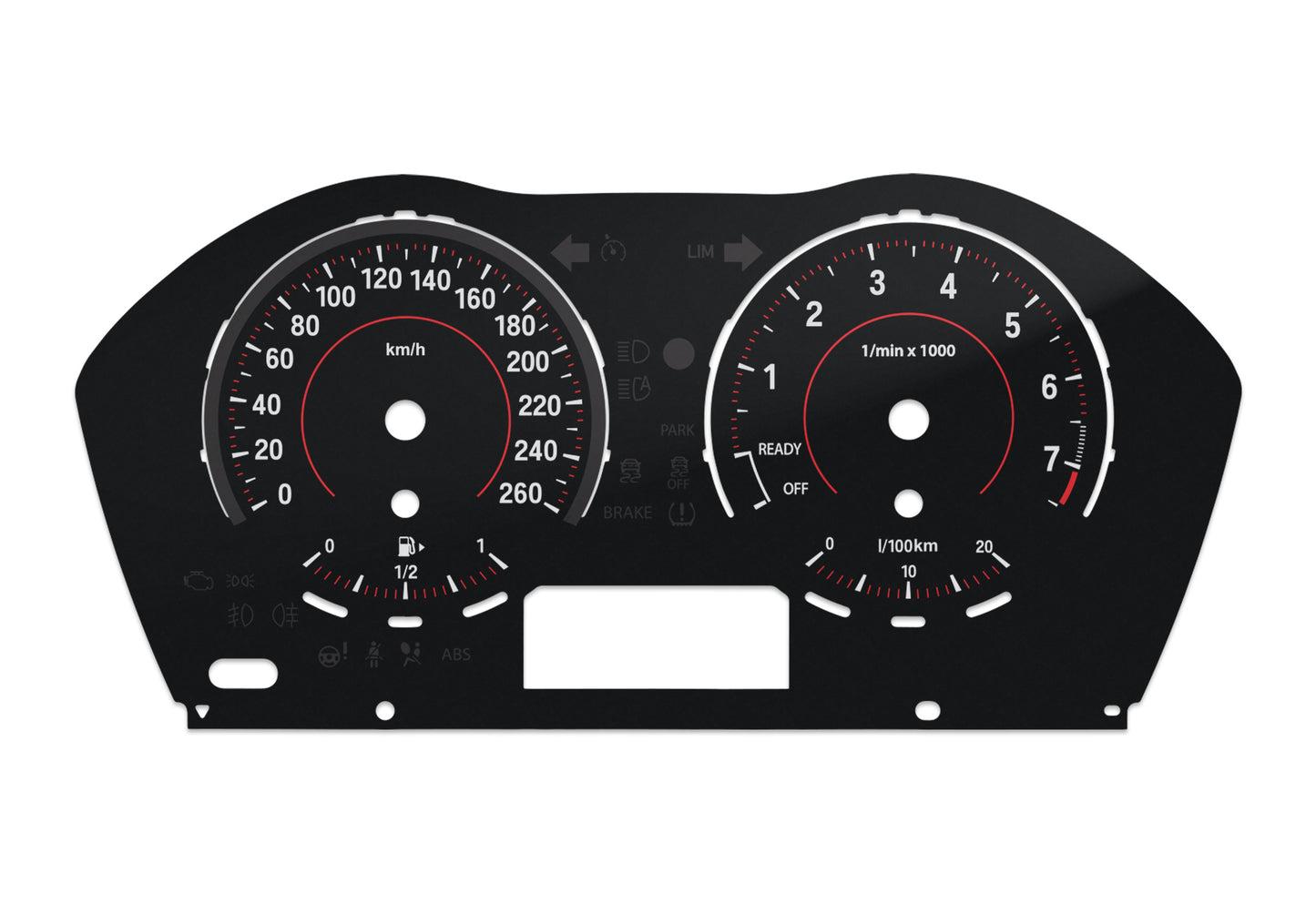 BMW 1, 2, X1 series Sport F model - Speedometer Dials Gauges