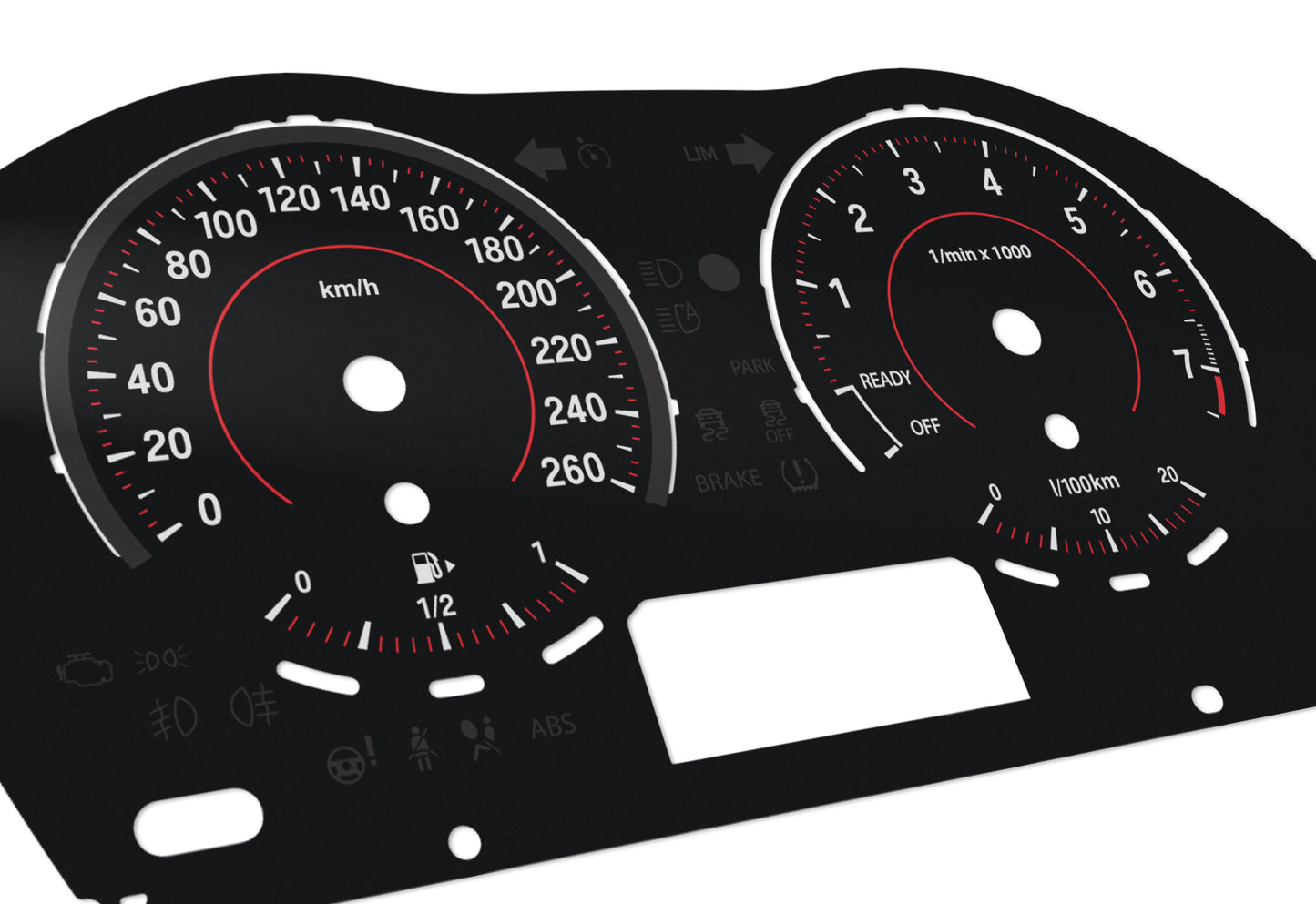 BMW 1, 2, X1 series Sport F model - Speedometer Dials Gauges