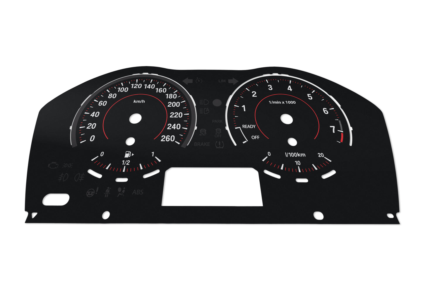 BMW 1, 2, X1 series Sport F model - Speedometer Dials Gauges