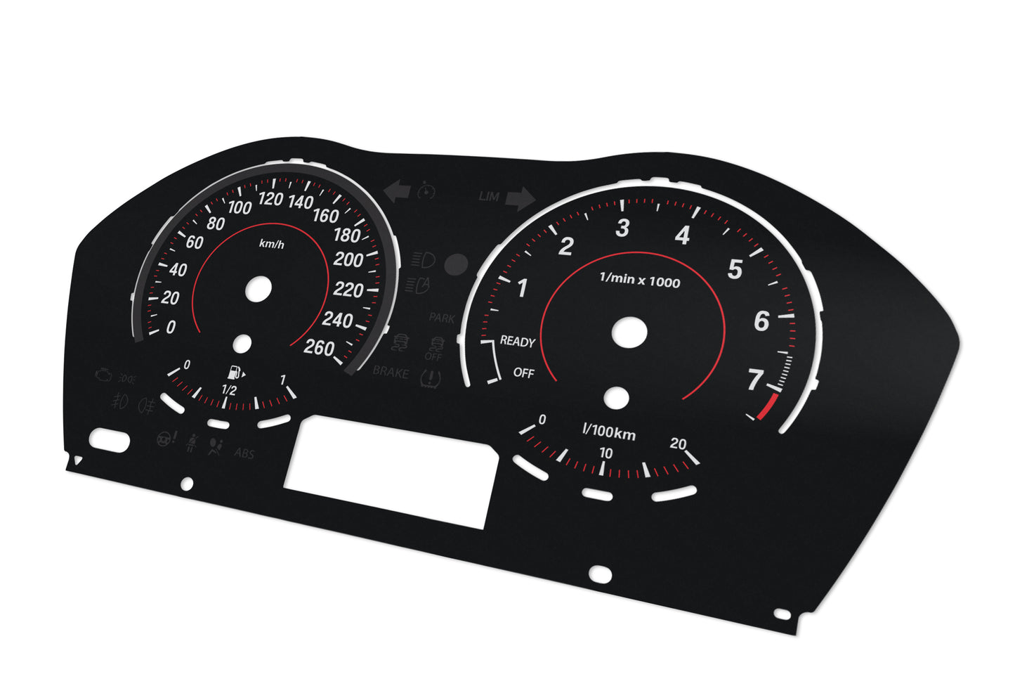 BMW 1, 2, X1 series Sport F model - Speedometer Dials Gauges