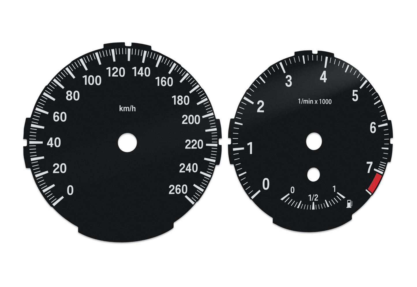 BMW 1 series E81, E82, E87, E88 - Speedometer Dials Gauges