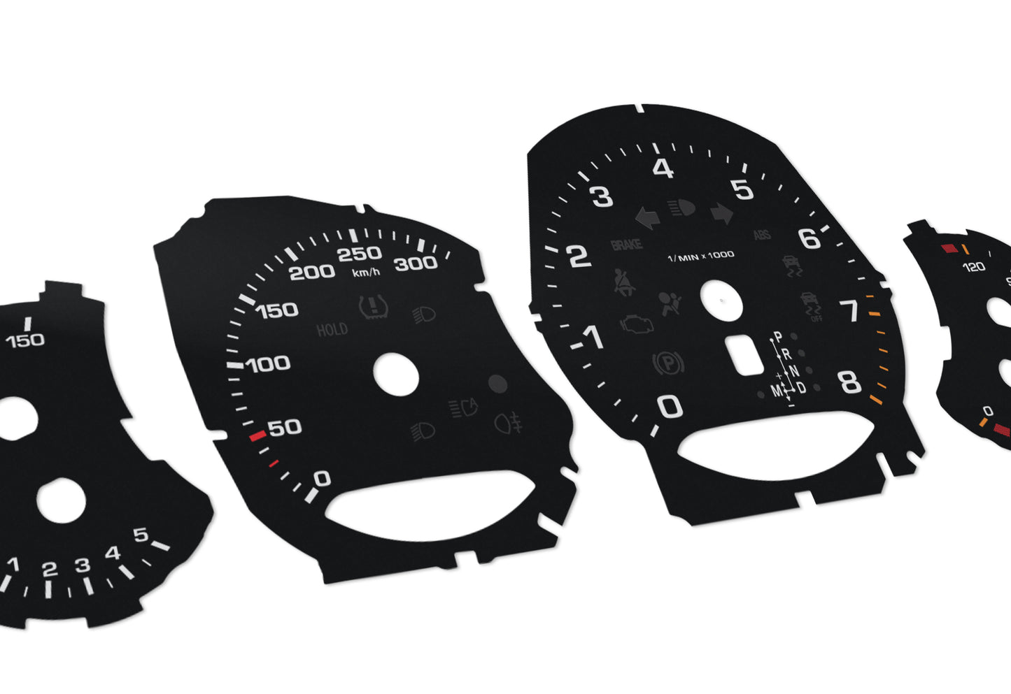 Porsche Carrera 911 991 - Speedometer Dials Gauges