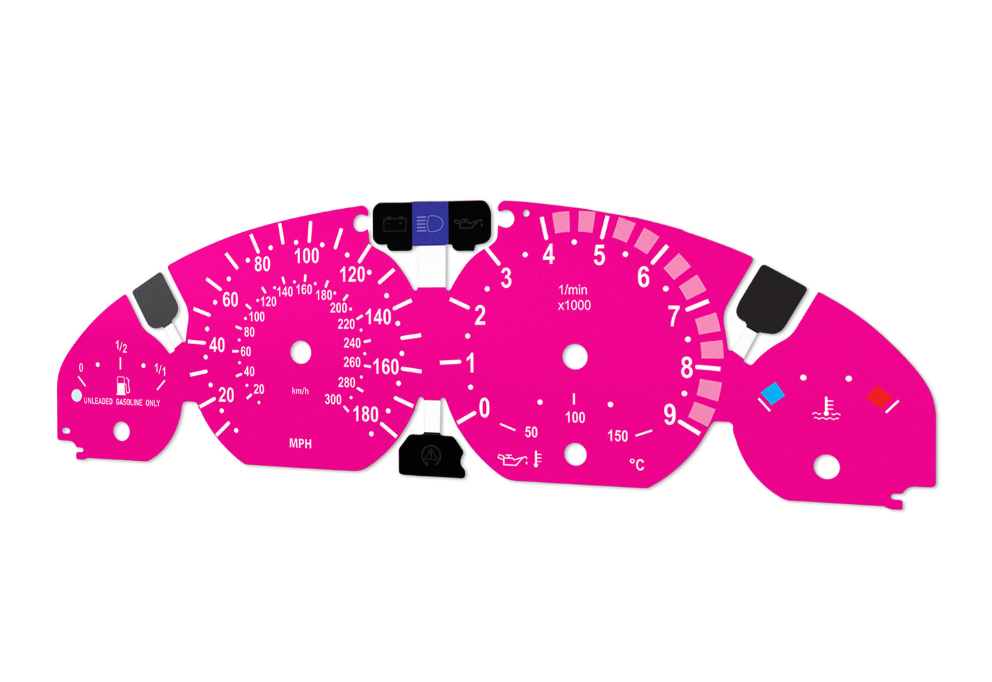 BMW M3 E46 Pink - Speedometer Dials Gauges