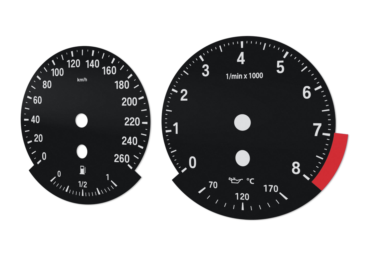 BMW E90, E91, E92, E93 - Speedometer Dials Gauges