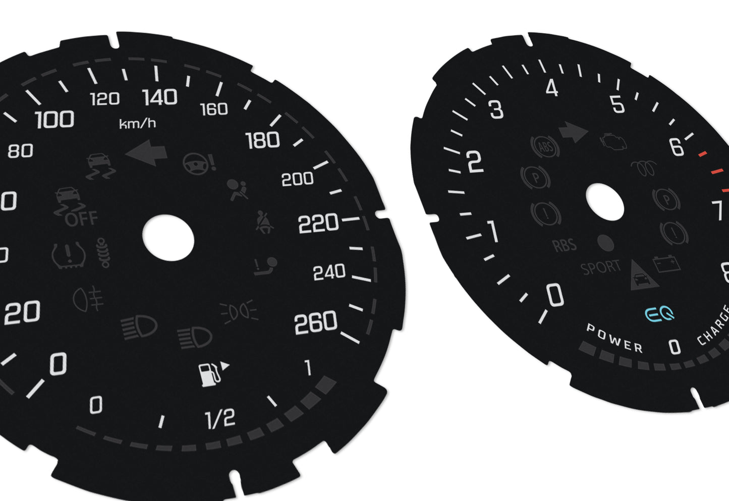 Mercedes-Benz E W213 EQ - Speedometer Dials Gauges