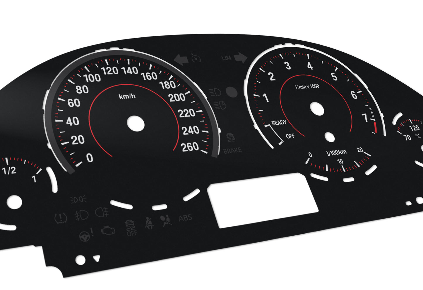 BMW Sport F30 F31 F32 F33 F34 F36 - Speedometer Dials Gauges