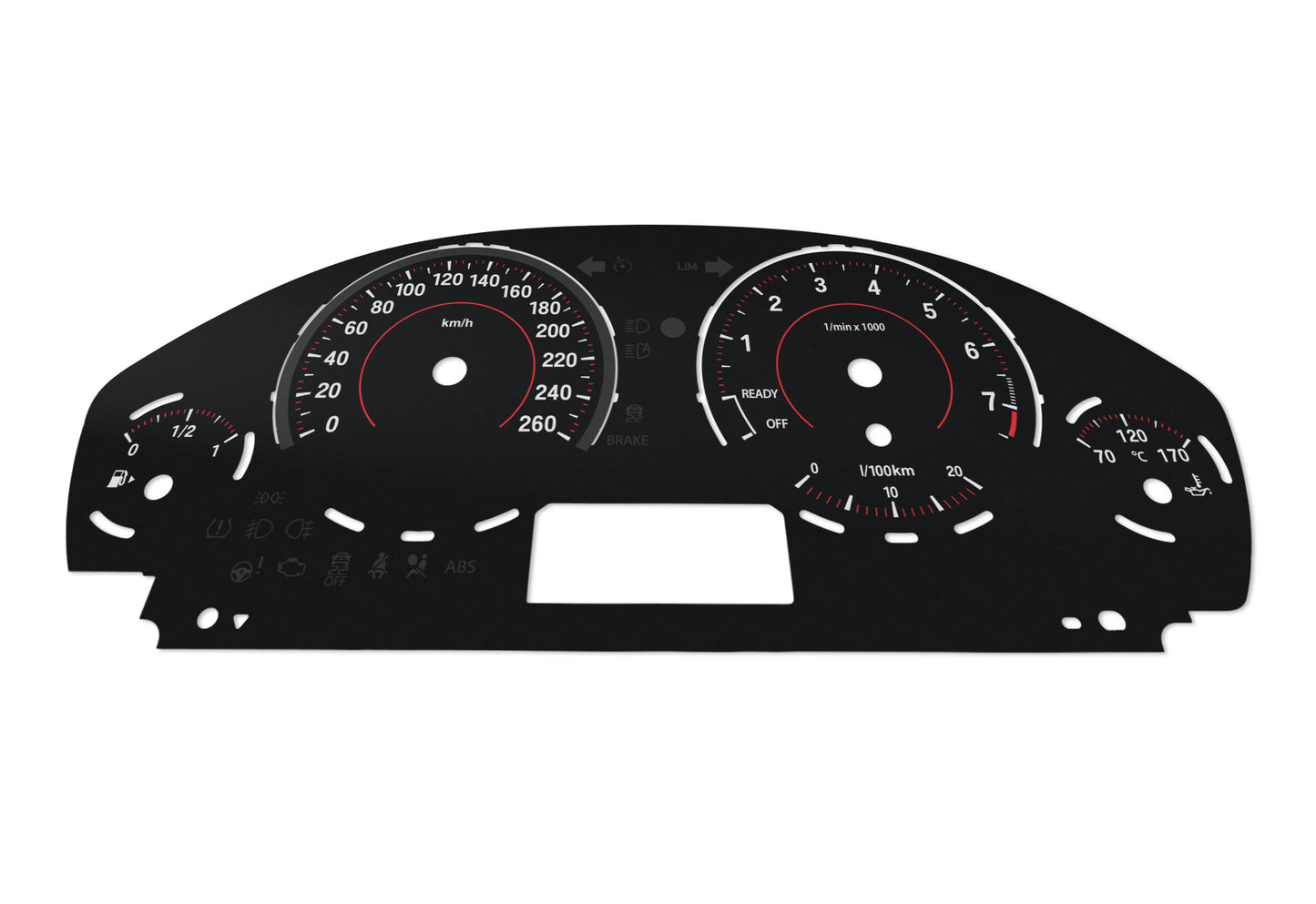 BMW Sport F30 F31 F32 F33 F34 F36 - Speedometer Dials Gauges