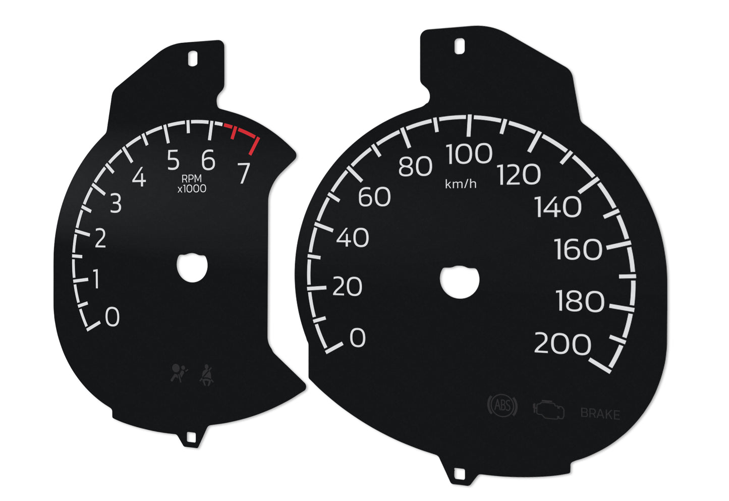 Ford F-150 V4 - Speedometer Dials Gauges