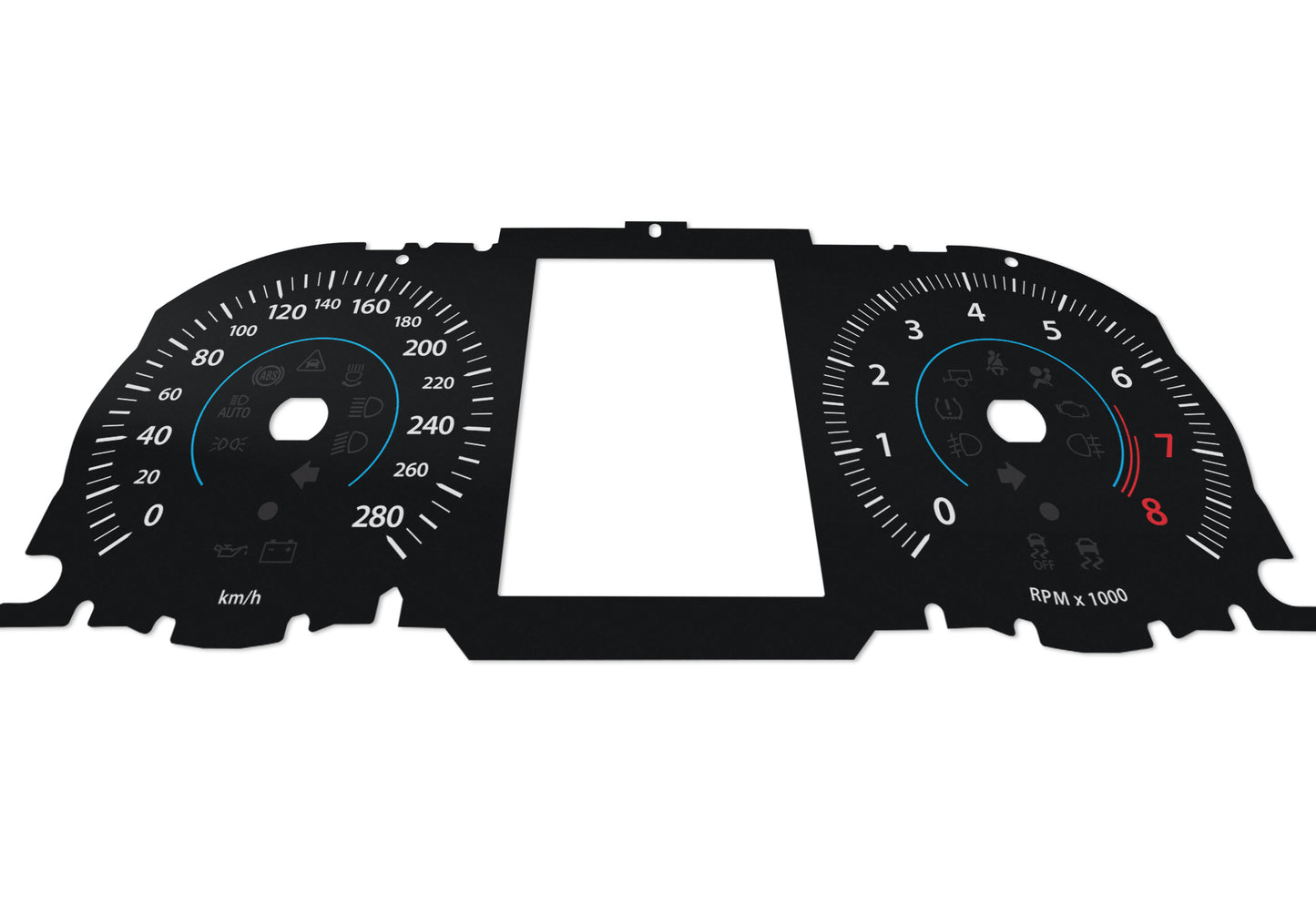 Jaguar XF, XE, F-Pace - Speedometer Dials Gauges
