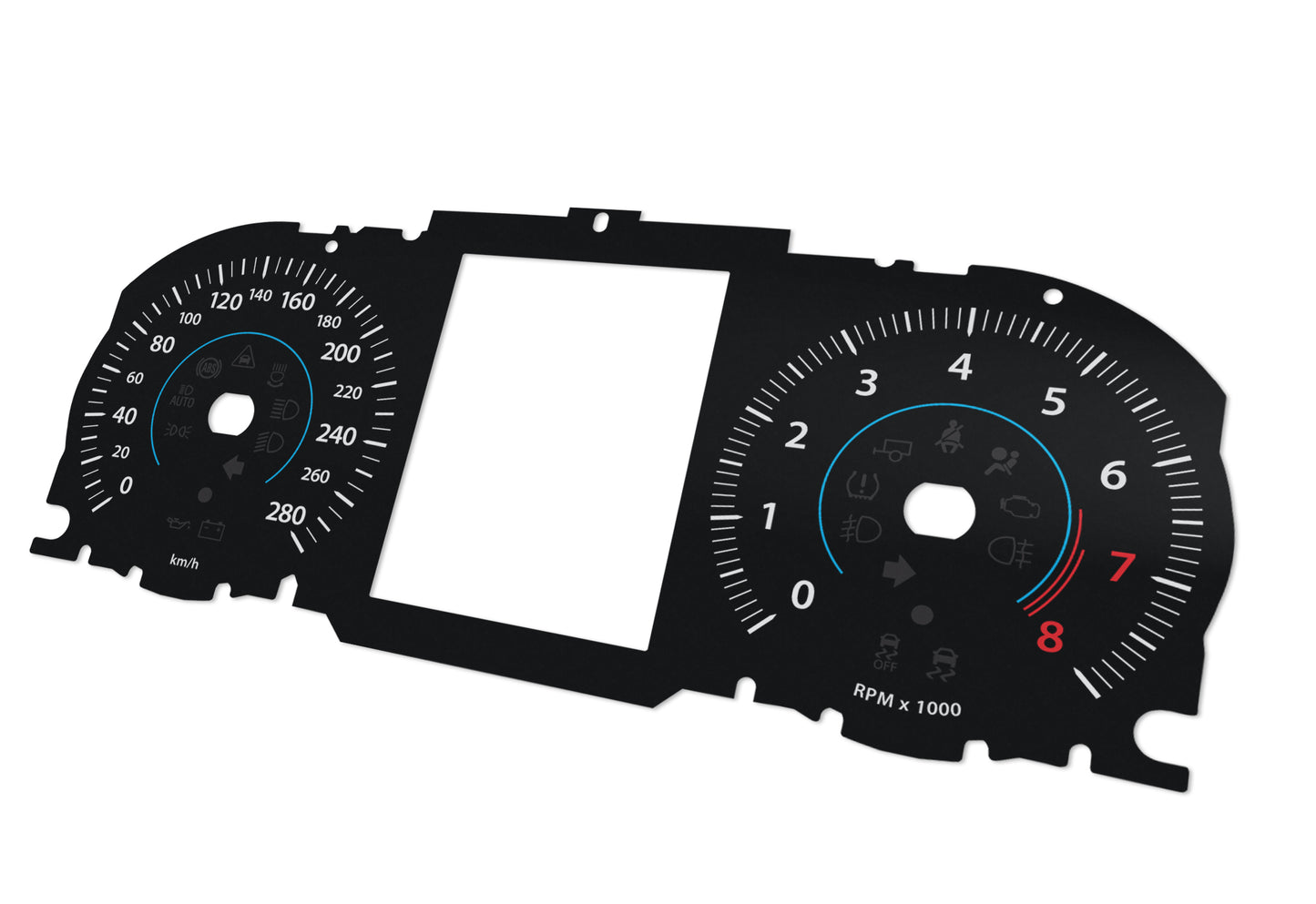 Jaguar XF, XE, F-Pace - Speedometer Dials Gauges