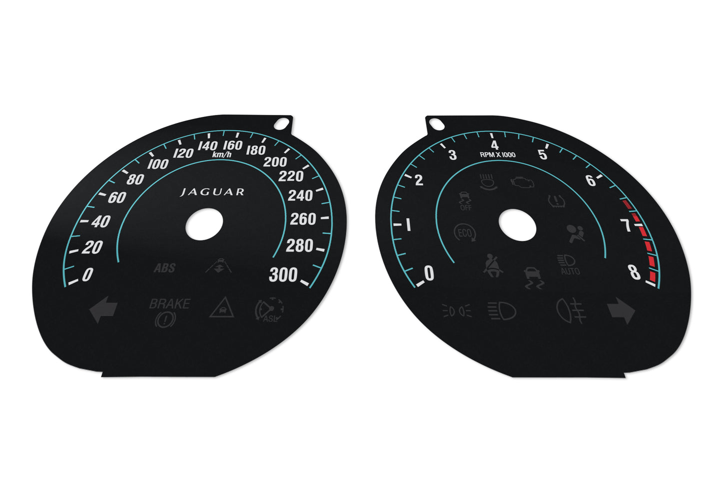 Jaguar XF MK1, XKR, XK - Speedometer Dials Gauges