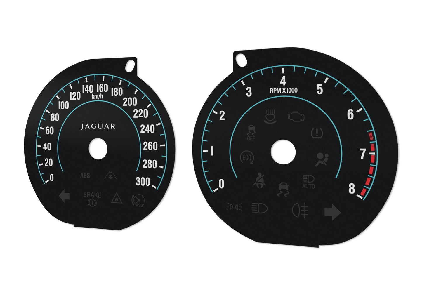 Jaguar XF MK1, XKR, XK - Speedometer Dials Gauges