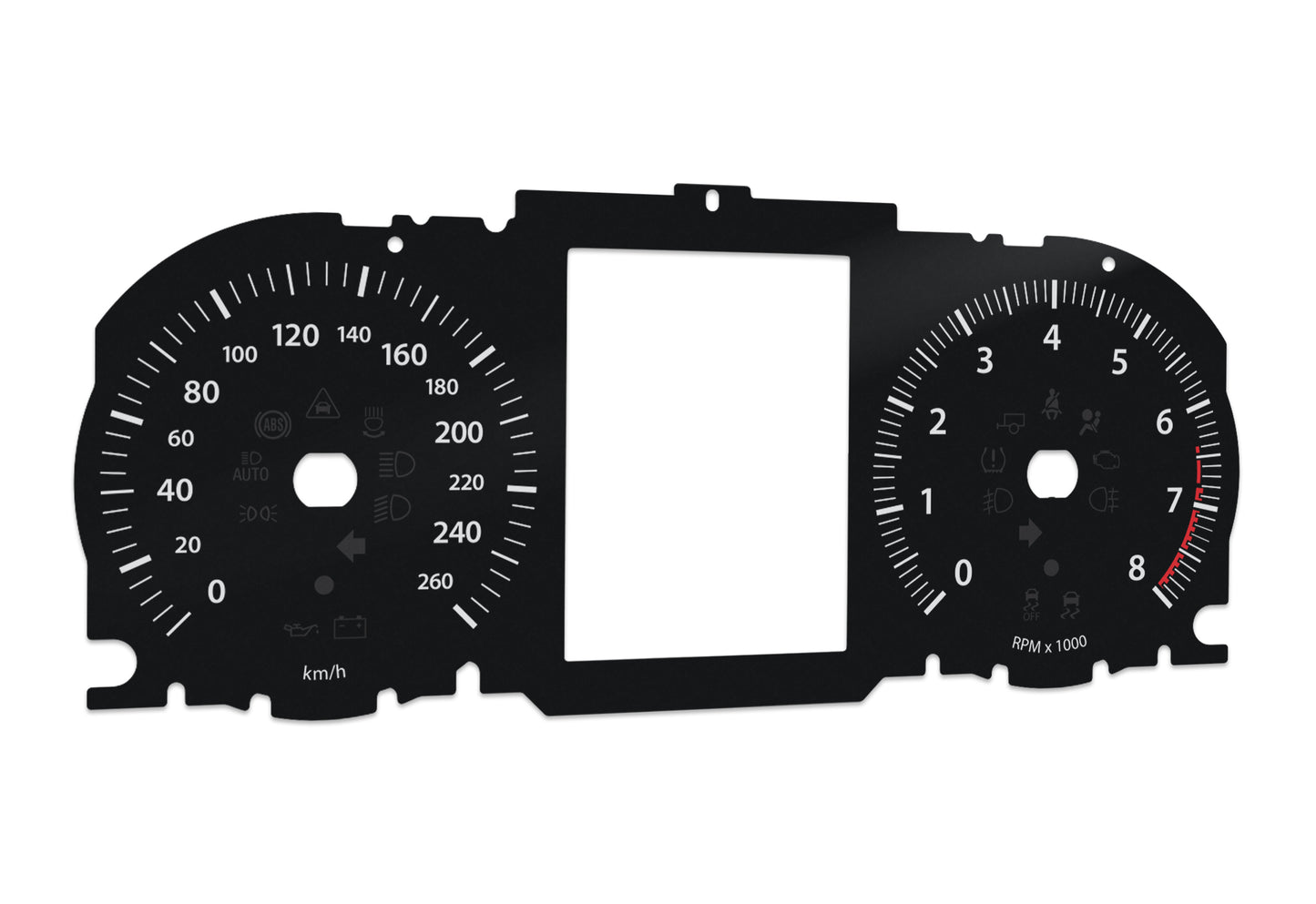 Land Rover Evoque - Speedometer Dials Gauges