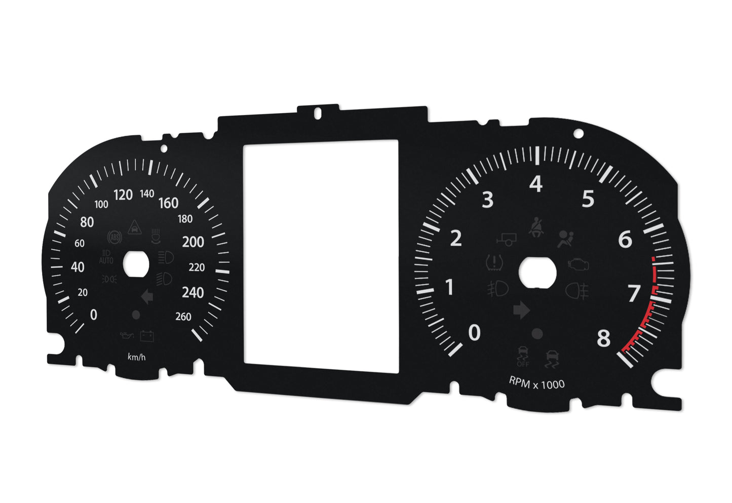Land Rover Evoque - Speedometer Dials Gauges