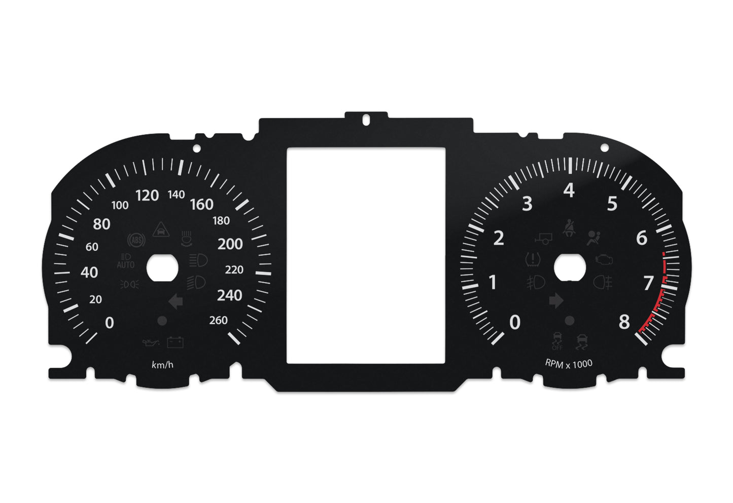 Land Rover Evoque - Speedometer Dials Gauges