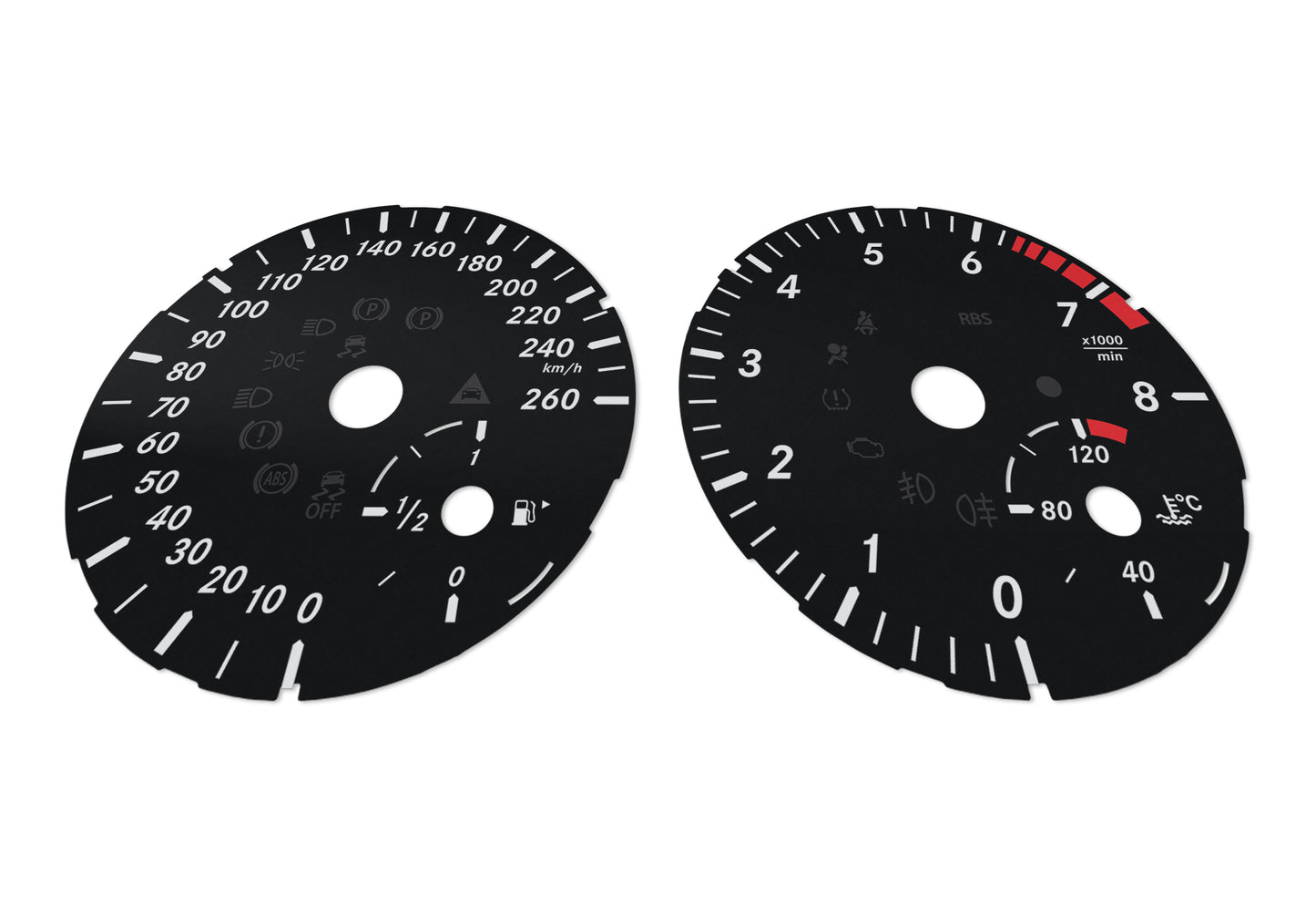 Mercedes-Benz ML, GL W166 - Speedometer Dials Gauges