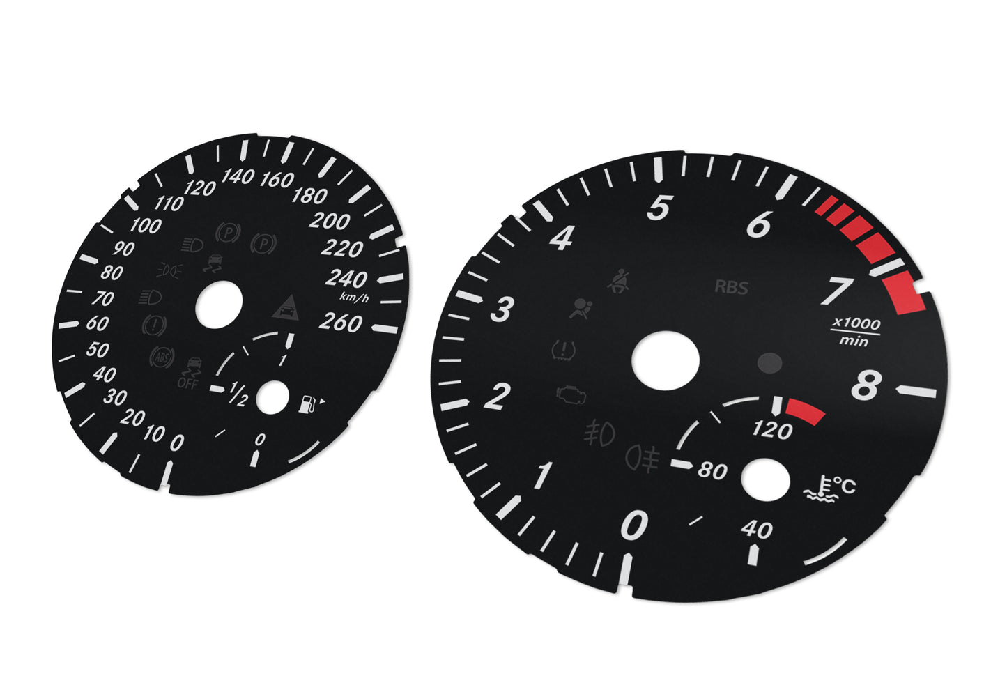 Mercedes-Benz ML, GL W166 - Speedometer Dials Gauges
