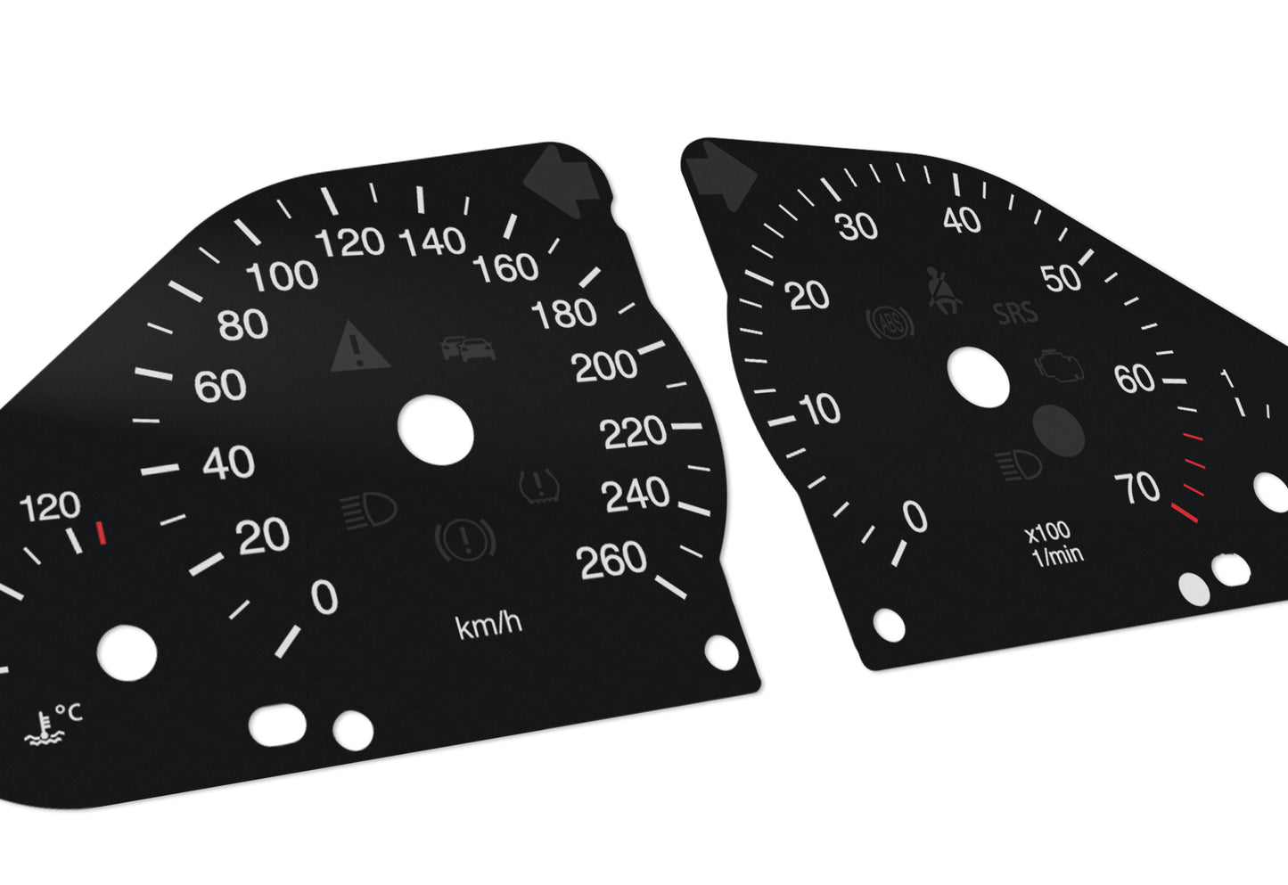 Mercedes-Benz C W203 - Speedometer Dials Gauges
