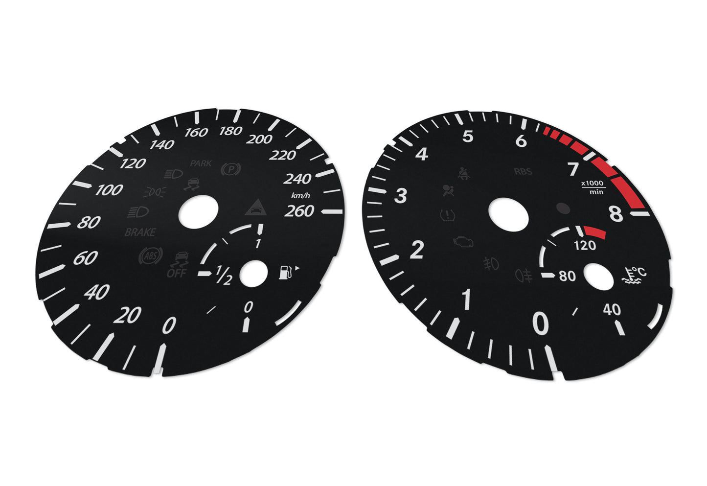 Mercedes-Benz ML W166 - Speedometer Dials Gauges