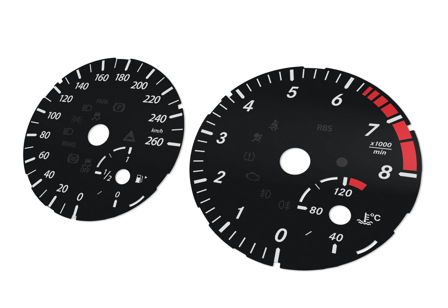 Mercedes-Benz ML W166 - Speedometer Dials Gauges