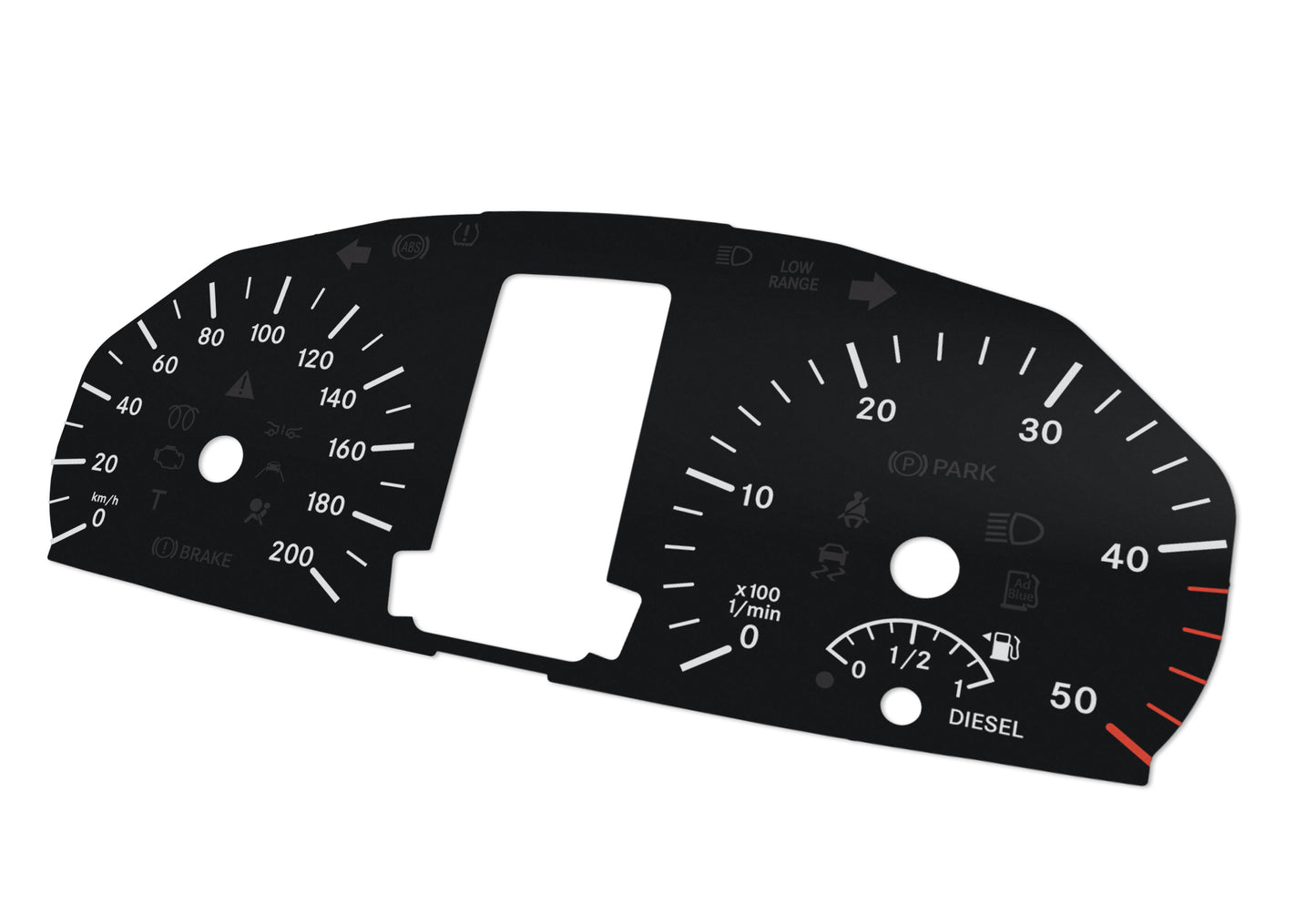 Mercedes-Benz Sprinter W906 - Speedometer Dials Gauges