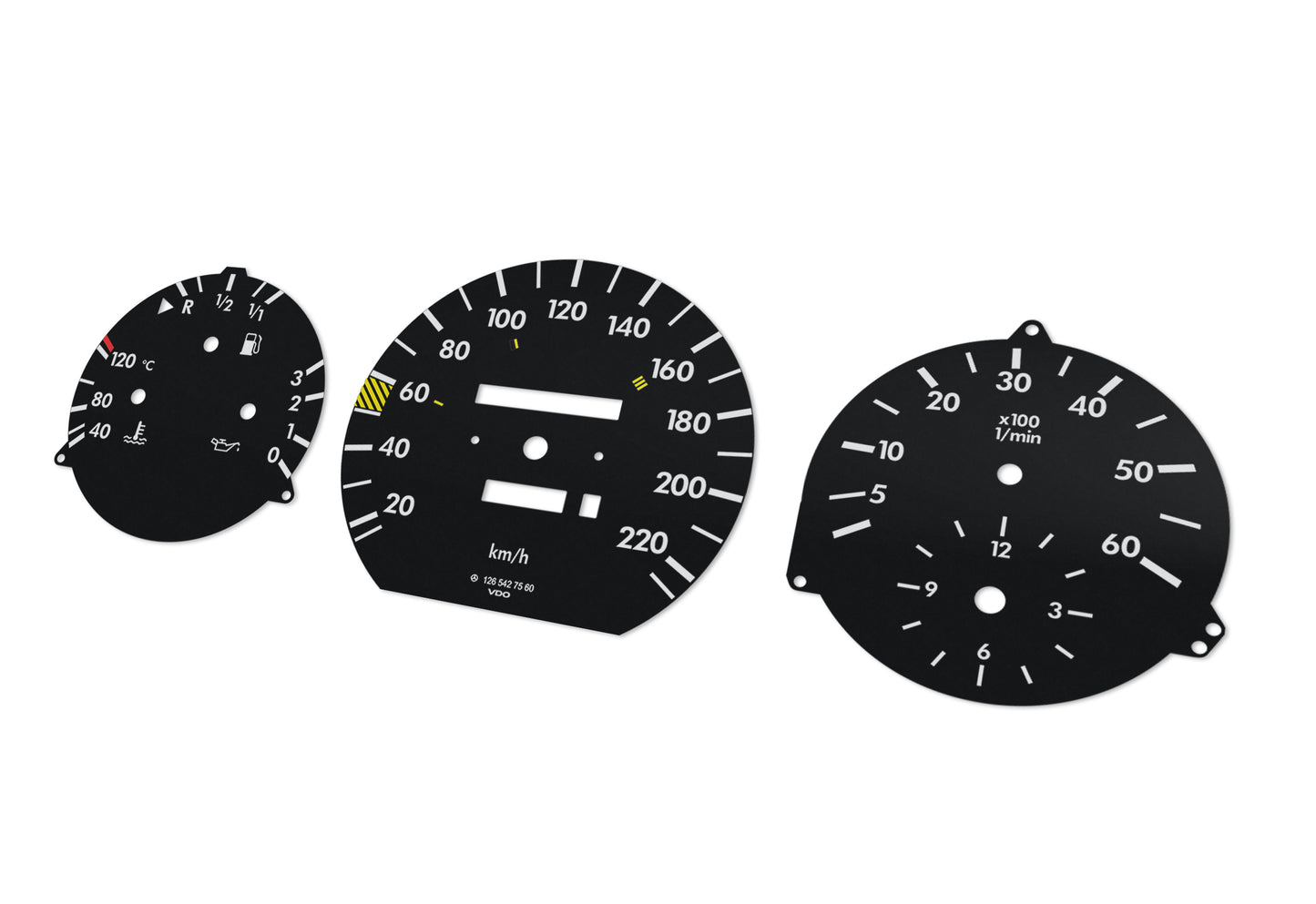 Mercedes-Benz S Class W126 - Speedometer Dials Gauges