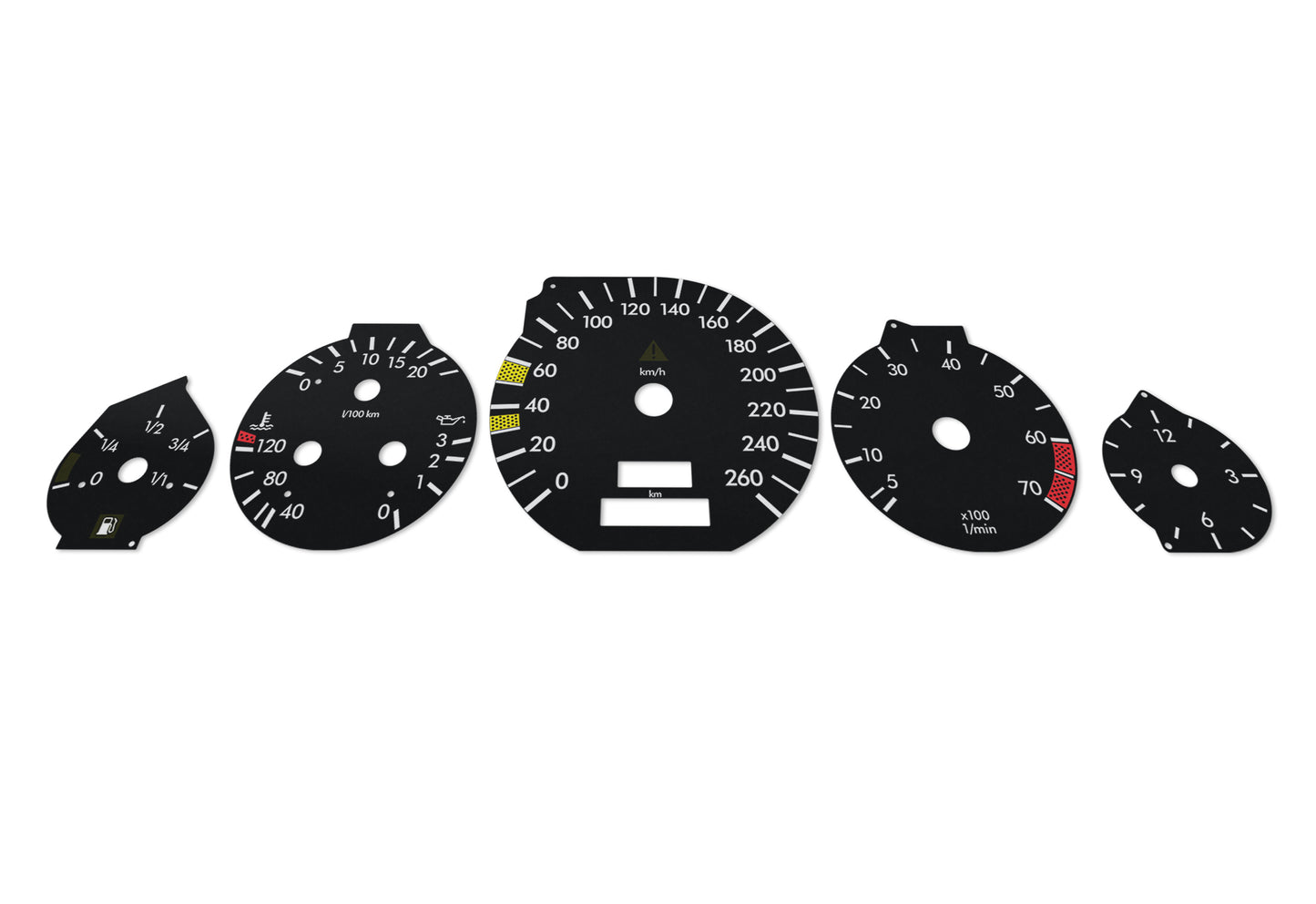 Mercedes-Benz S Class W140 - Speedometer Dials Gauges