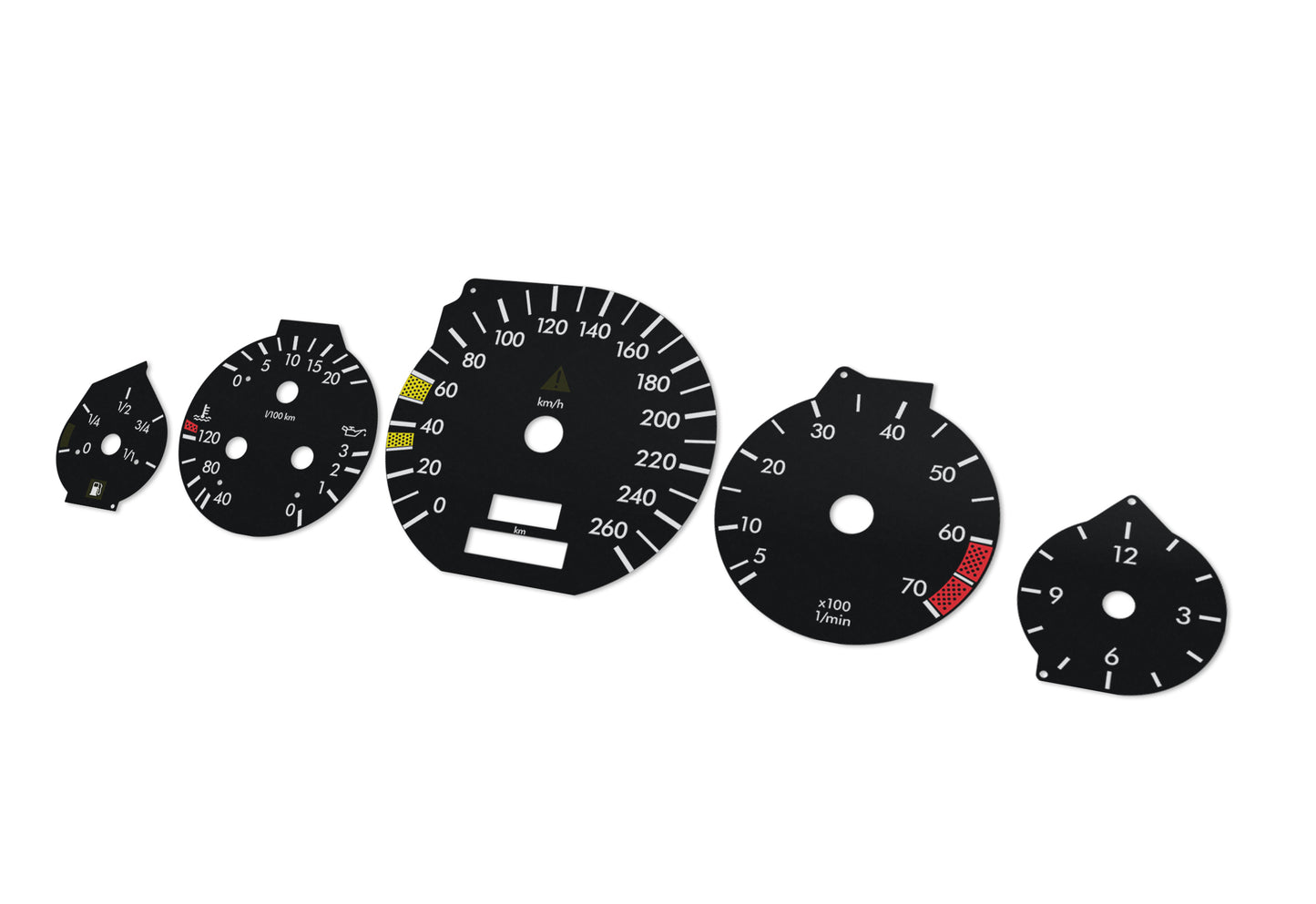 Mercedes-Benz S Class W140 - Speedometer Dials Gauges