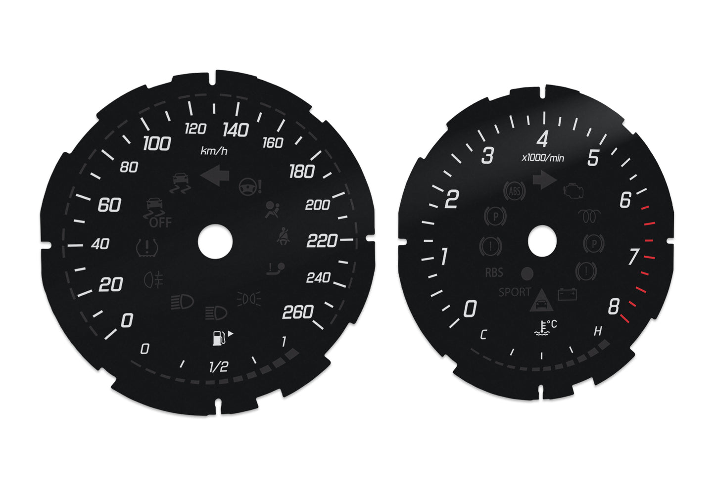 Mercedes-Benz E W213 - Speedometer Dials Gauges