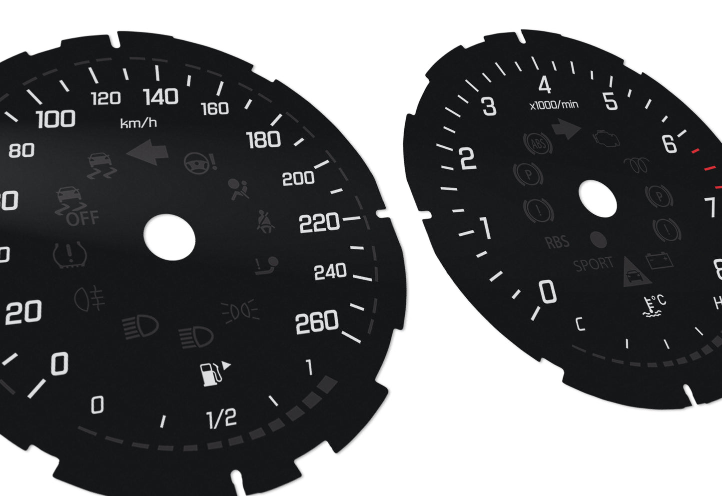 Mercedes-Benz E W213 - Speedometer Dials Gauges
