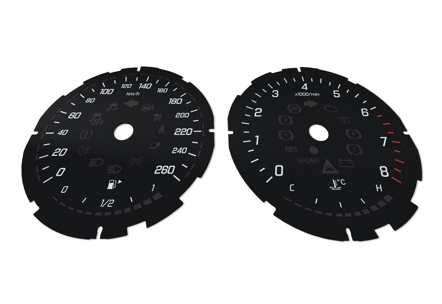 Mercedes-Benz E W213 - Speedometer Dials Gauges