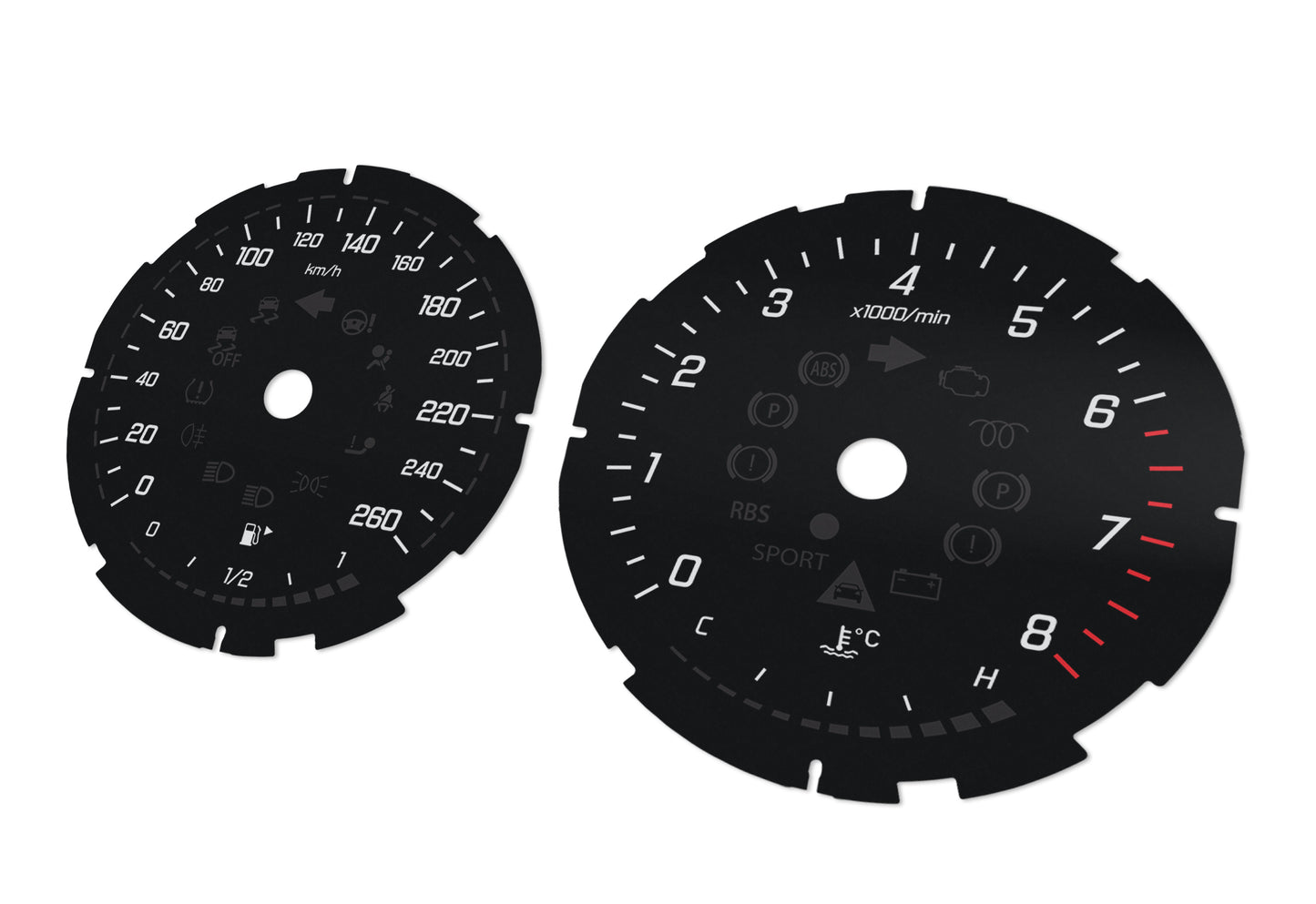 Mercedes-Benz E W213 - Speedometer Dials Gauges