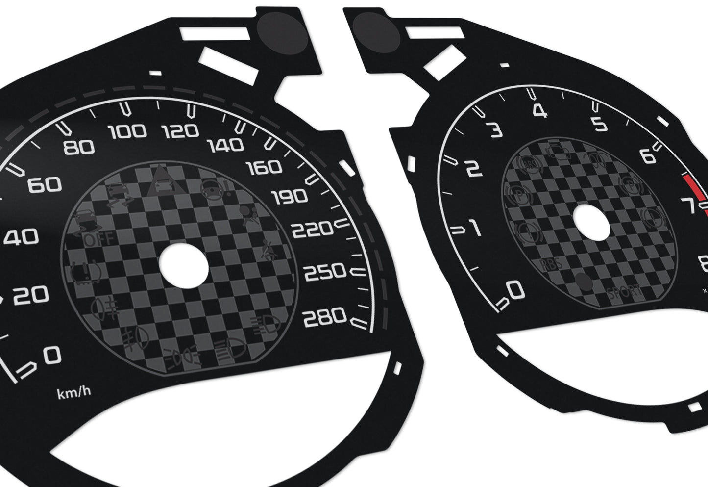 Mercedes-Benz C W205 4.3 AMG - Speedometer Dials Gauges