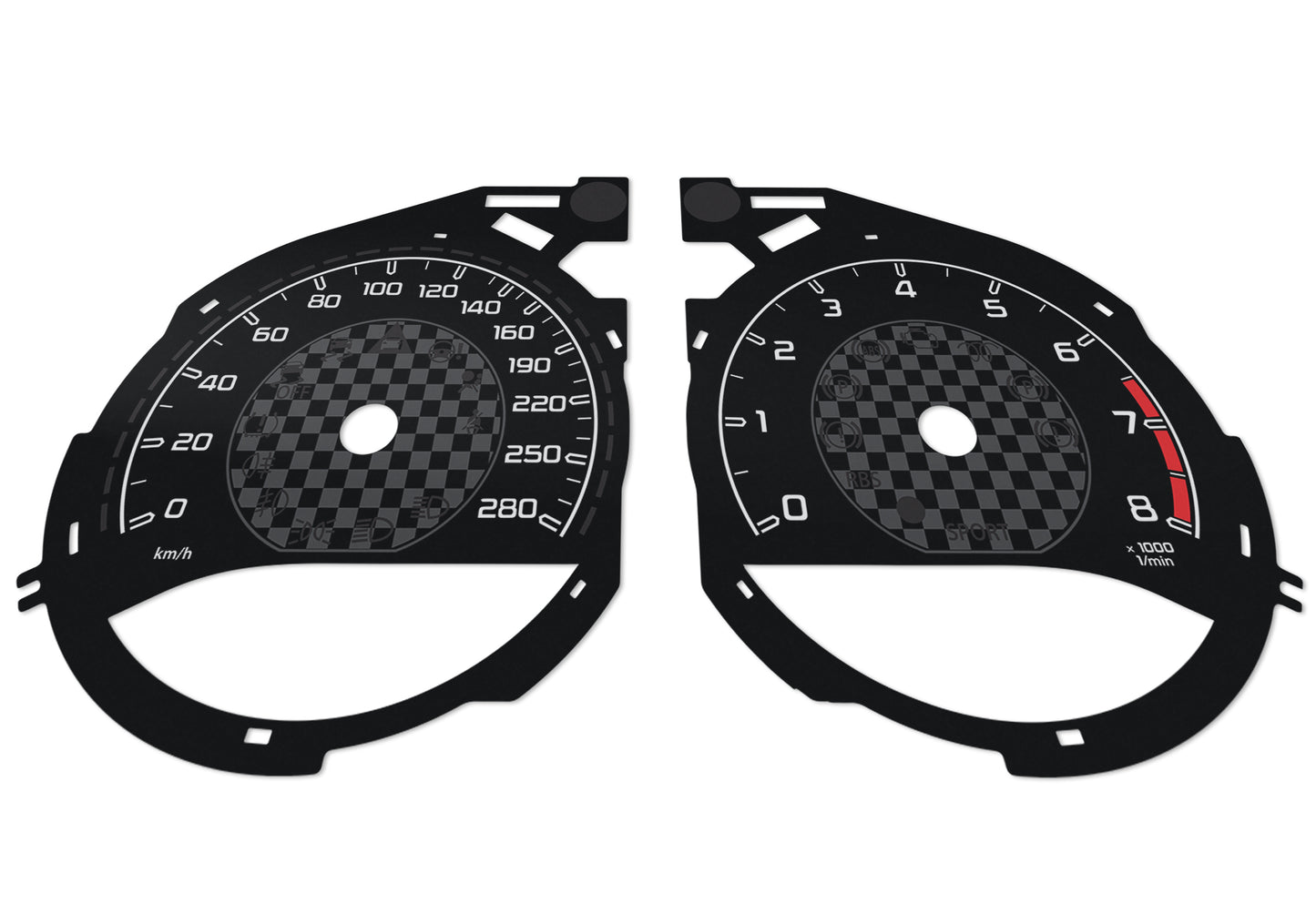 Mercedes-Benz C W205 4.3 AMG - Speedometer Dials Gauges