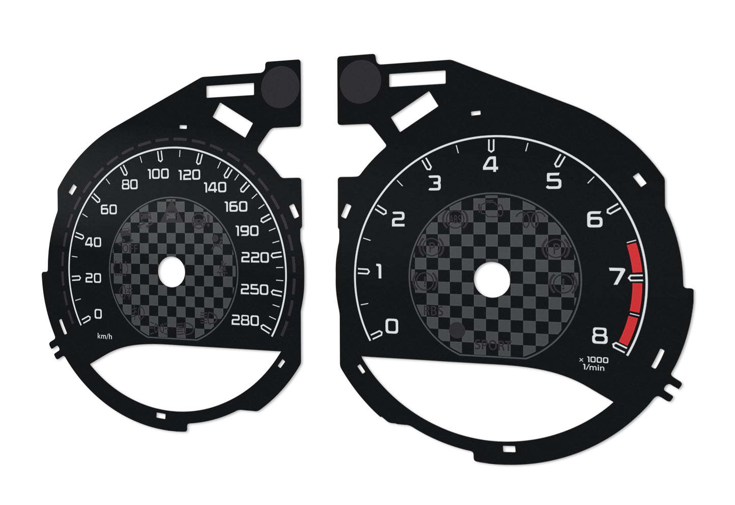 Mercedes-Benz C W205 4.3 AMG - Speedometer Dials Gauges