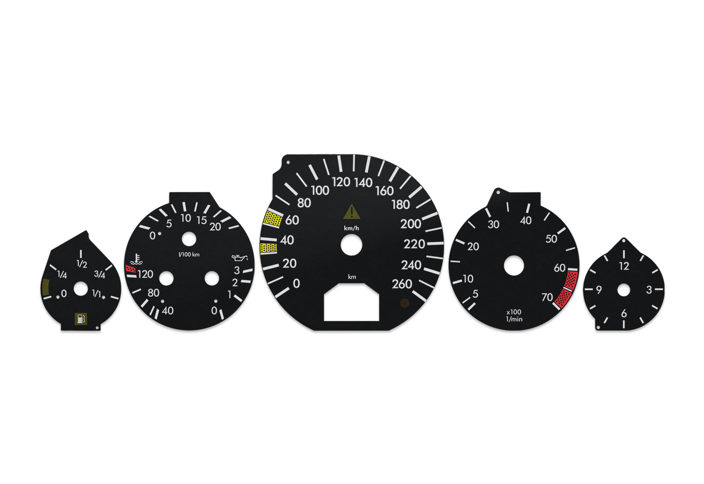 Mercedes-Benz SL W129 - Speedometer Dials Gauges