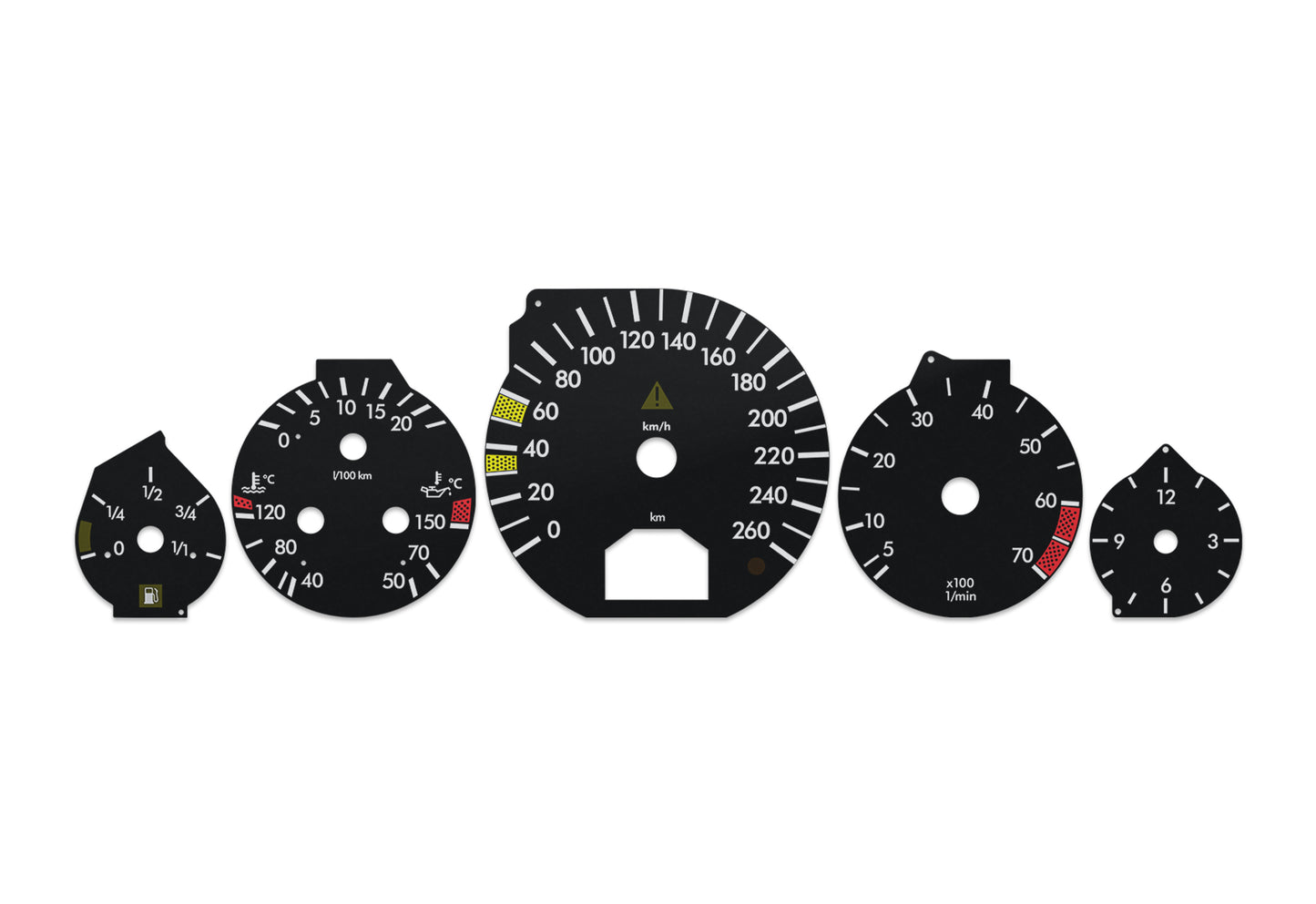 Mercedes-Benz SL W129 - Speedometer Dials Gauges