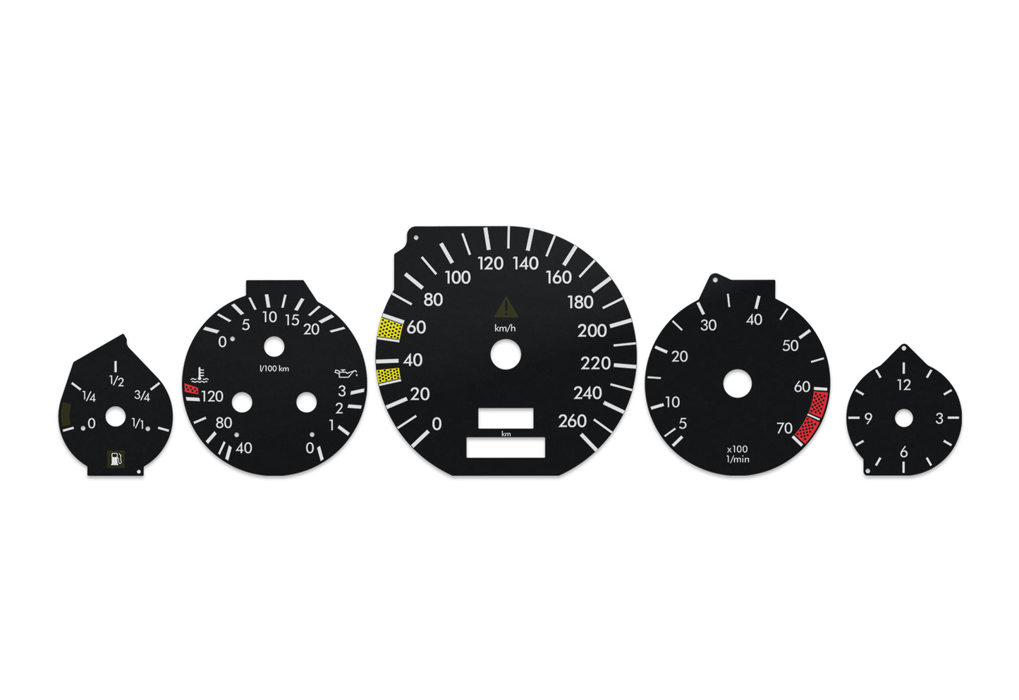 Mercedes-Benz S Class W140 - Speedometer Dials Gauges