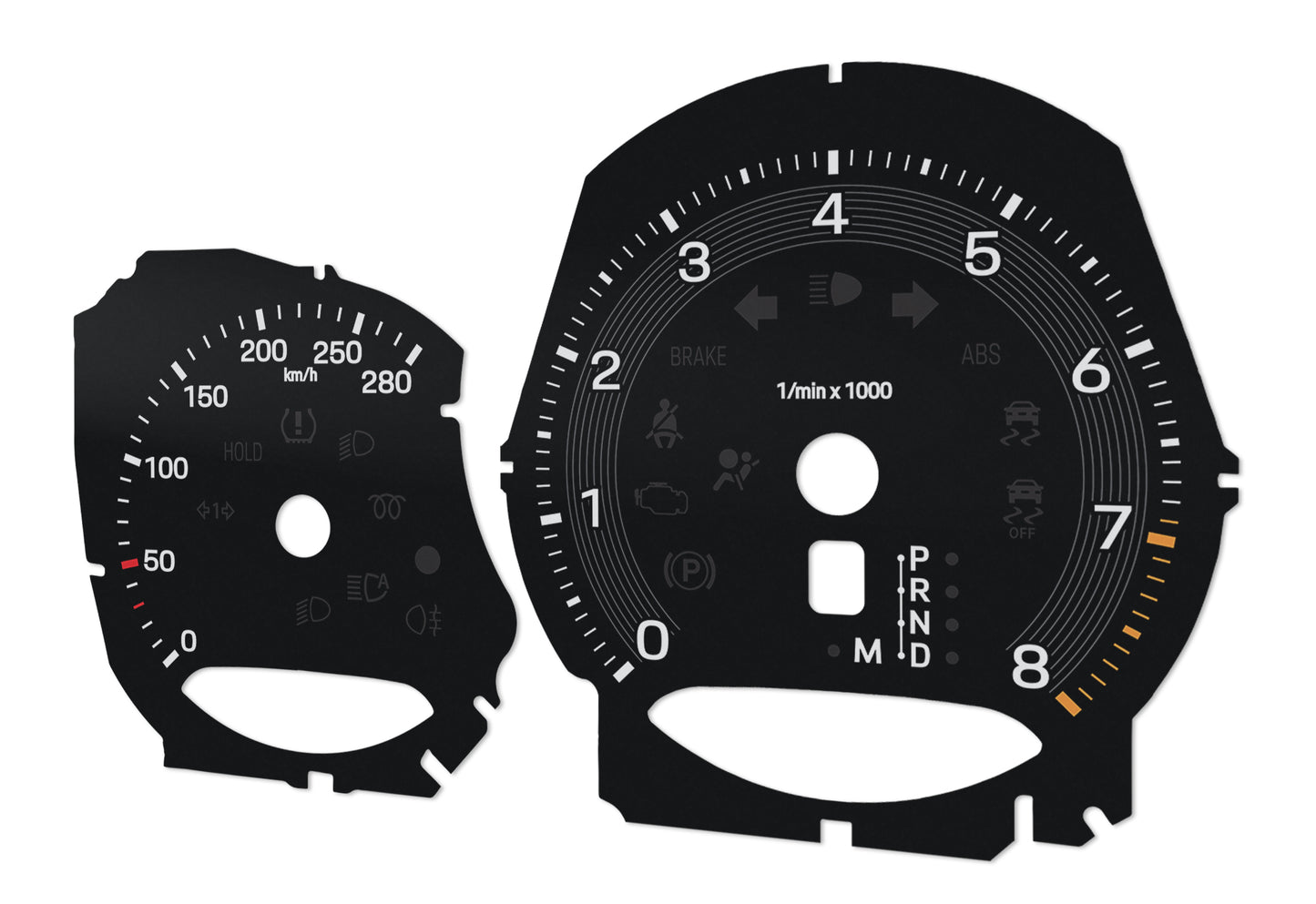 Porsche Macan - Speedometer Dials Gauges