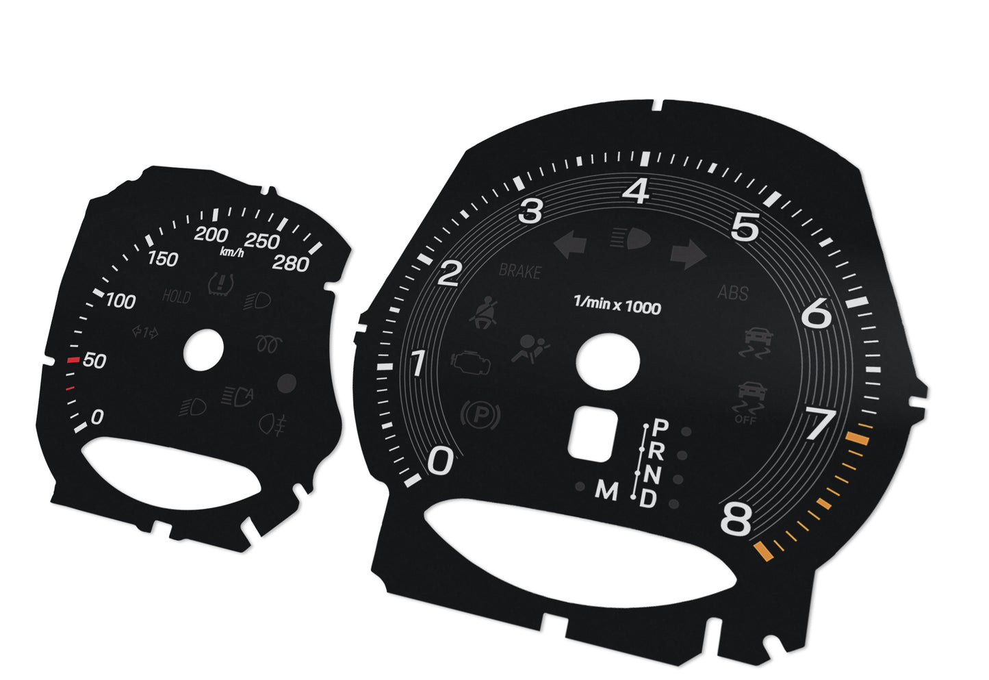 Porsche Macan - Speedometer Dials Gauges
