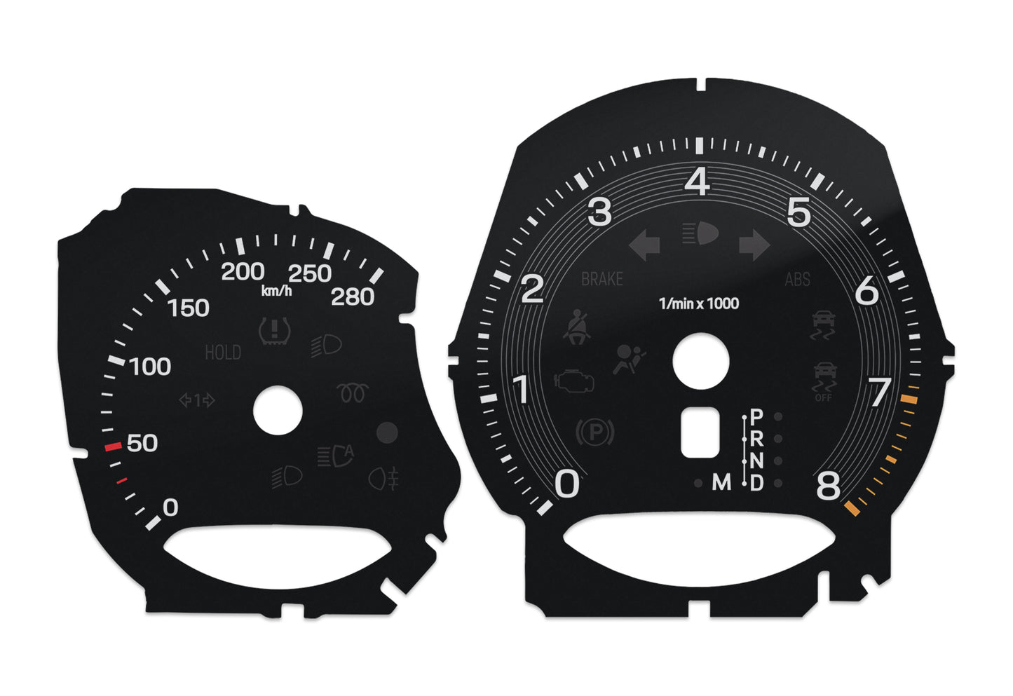 Porsche Macan - Speedometer Dials Gauges