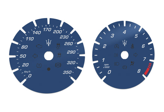 Maserati Ghibli GTS, Quattroporte GTS - Speedometer Dials Gauges