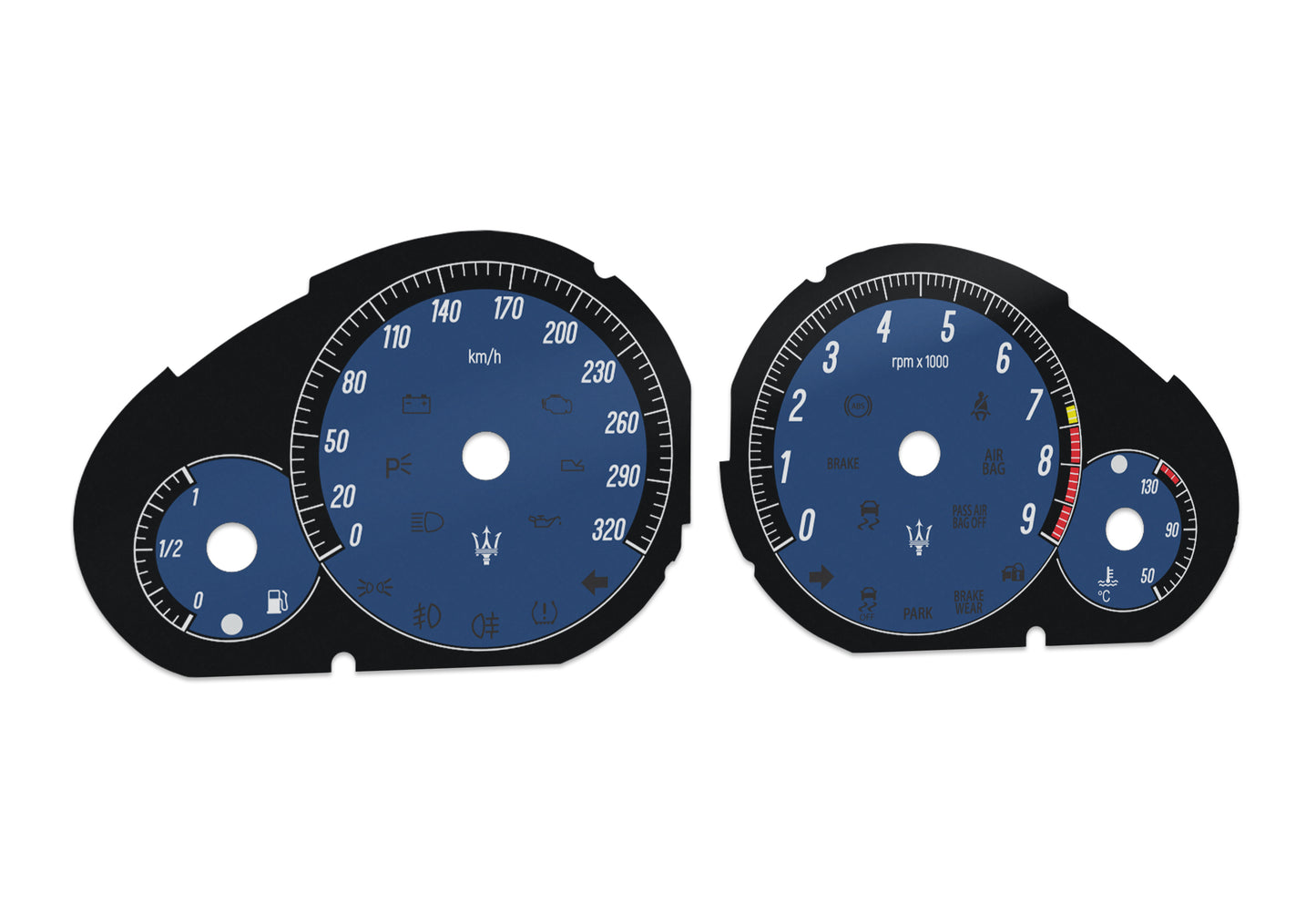 Maserati Quattroporte - Speedometer Dials Gauges