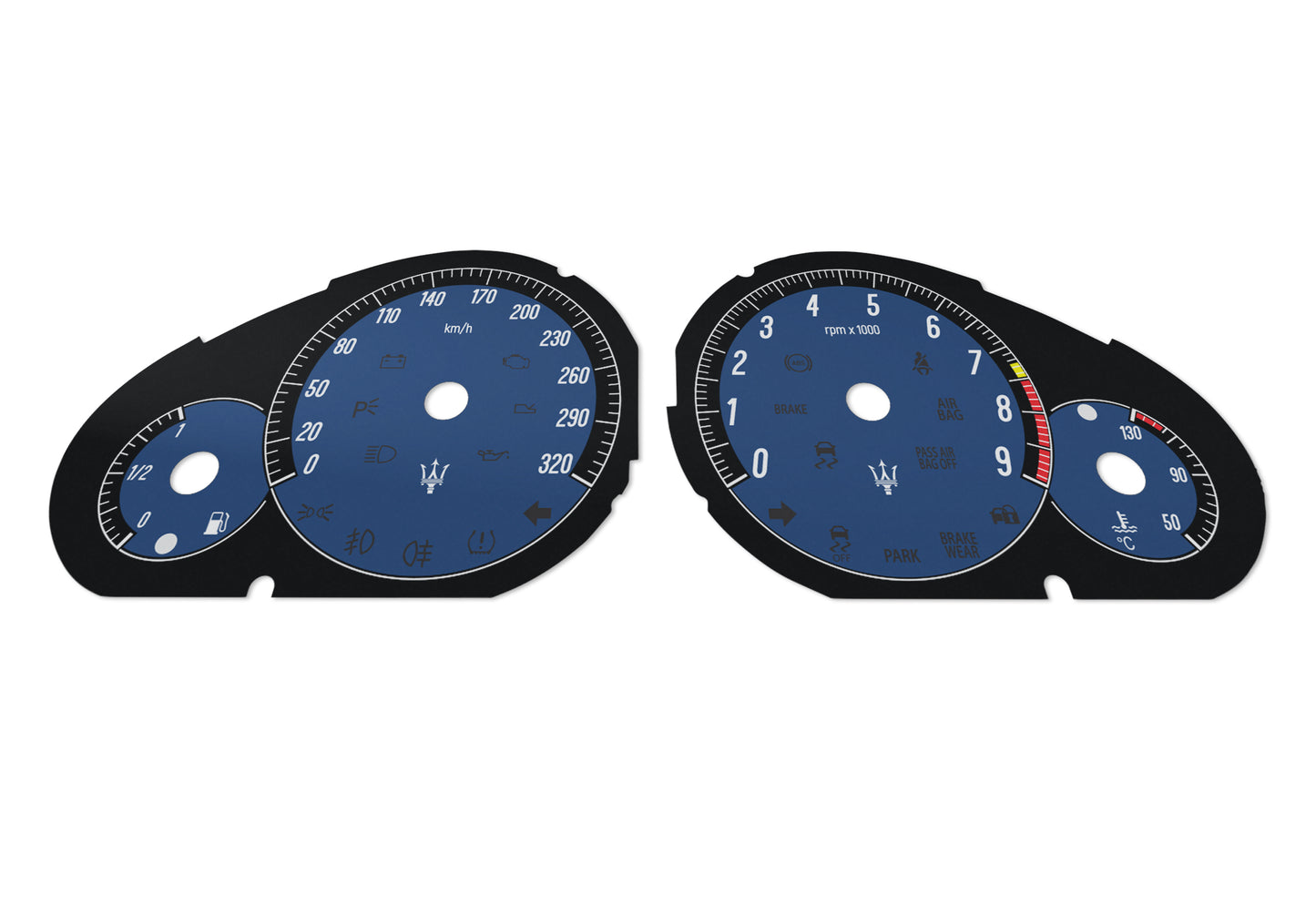 Maserati Quattroporte - Speedometer Dials Gauges